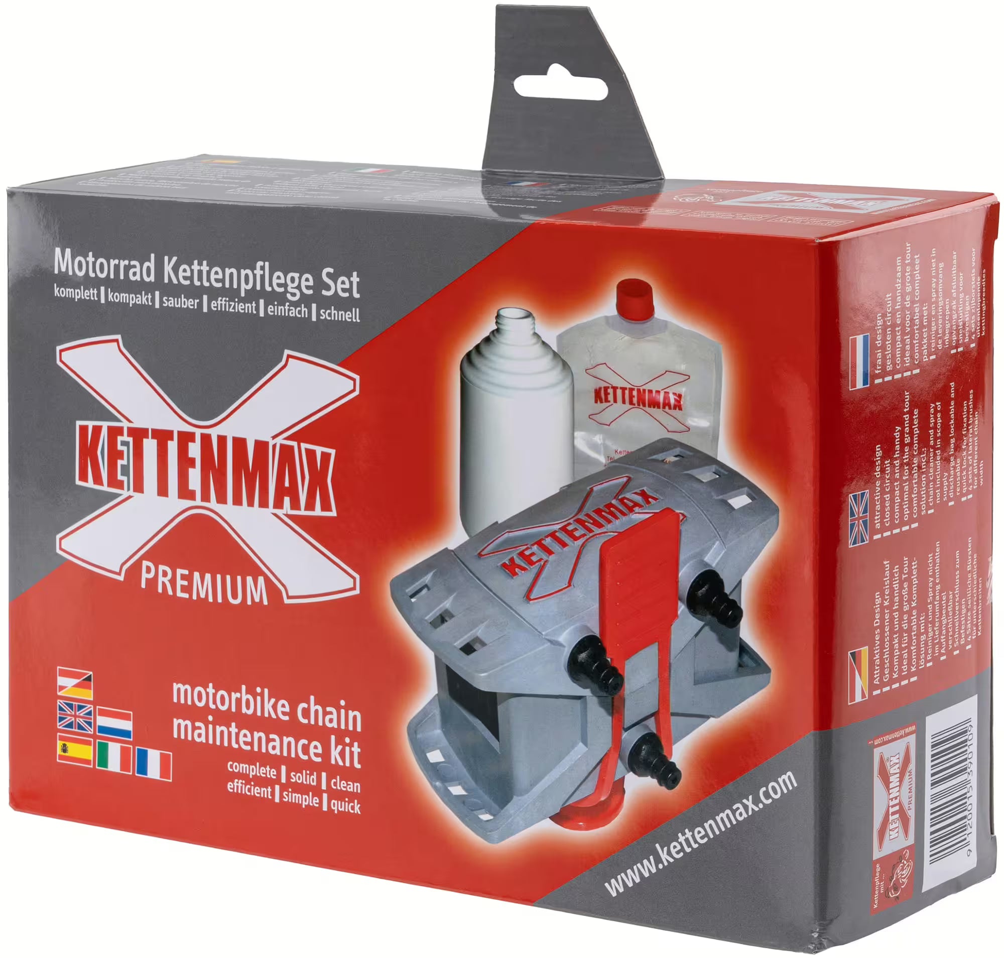KETTENMAX Kettenpflege Set  Premium Light, 45-tlg
